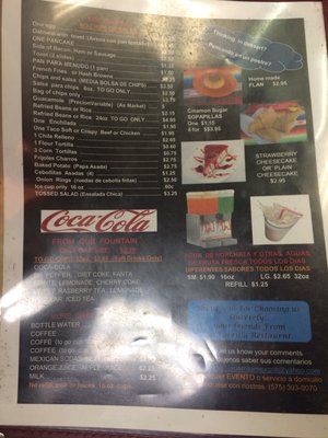 Menu photo 3 Restaurant La Parrilla  Mexican Grill Hobbs, NM