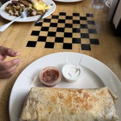 The Bottom Of The Barrel Bakery - Break burrito