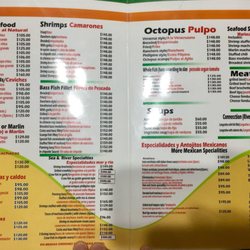El Mesón del General - Menu