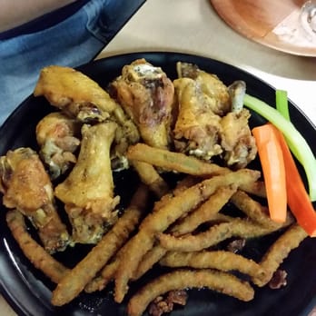 Shooters - Lemon pepper wings & green bean fries. - Chicken Wings Near Me - Manteca, California Shooters - Lemon pepper wings & green bean fries. - Chicken Wings Near Me - Manteca, California