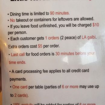 Little Korea - Rules and regulations. Knowledge is power before you enter - Korean Near Me - Monterey, California