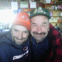 Chuck's Bar & Grill - Local Characters sharing some football rivalry and cold beers