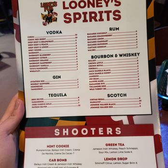 Looney's Pub - Menu - American Near Me - College Park, Maryland Looney's Pub - Menu - American Near Me - College Park, Maryland