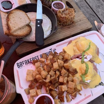 Breakfast Republic - ~ Fantastic breakfast ~ Cluck Madame Benedict  & Steak and Eggs - Breakfast & Brunch Near Me - San Diego, California