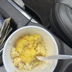 Gill’s Grocery - Crusty eggs.