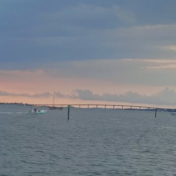 Red Boat Water Tours - Looking back at the bridge as we are heading to the harbor in St. Augustine. - Boat Tours Near Me - Saint Augustine, Florida Red Boat Water Tours - Looking back at the bridge as we are heading to the harbor in St. Augustine. - Boat Tours Near Me - Saint Augustine, Florida