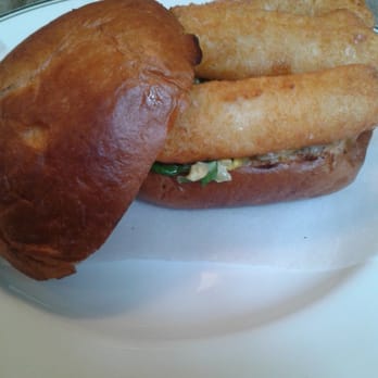Pint Shop - Fishfinger brioche roll. - British Near Me - Cambridge, CAM Pint Shop - Fishfinger brioche roll. - British Near Me - Cambridge, CAM