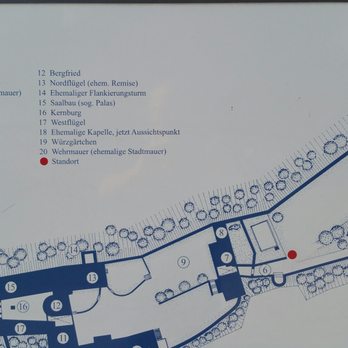Burg Ranis - Lageplan - Museums Near Me - Ranis, TH