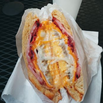 Bad Barista - The name of this sandwich is WTF not sure what that stands for but I would imagine it's along the lines of "well that's fancy"... - Coffee & Tea Near Me - Alameda, California
