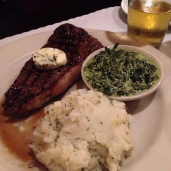 Vallemar Station - Ribeye Steak with Garlic Mashed Potatoes & Creamed Spinach ($26.99) - Steakhouses Near Me - Pacifica, California Vallemar Station - Ribeye Steak with Garlic Mashed Potatoes & Creamed Spinach ($26.99) - Steakhouses Near Me - Pacifica, California