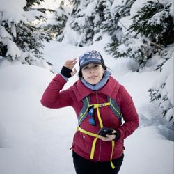 Flattop Mountain Trail - Winter conditions