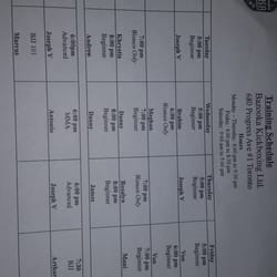 Bazooka Kickboxing & MMA - Schedule at Bazooka Joe's