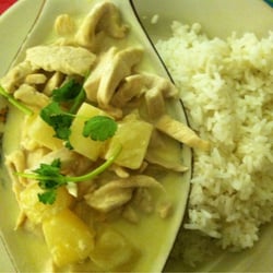 Orchids Cafe - Chicken Nigril with Jasmine white rice