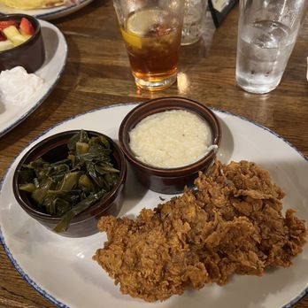 South Kitchen + Bar - Fried chicken with collards and cheese grits - Cocktail Bars Near Me - Athens, Georgia South Kitchen + Bar - Fried chicken with collards and cheese grits - Cocktail Bars Near Me - Athens, Georgia