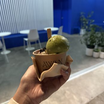 AWAN - Matcha and K chocolate chip - Ice Cream & Frozen Yogurt Near Me - West Hollywood, California AWAN - Matcha and K chocolate chip - Ice Cream & Frozen Yogurt Near Me - West Hollywood, California