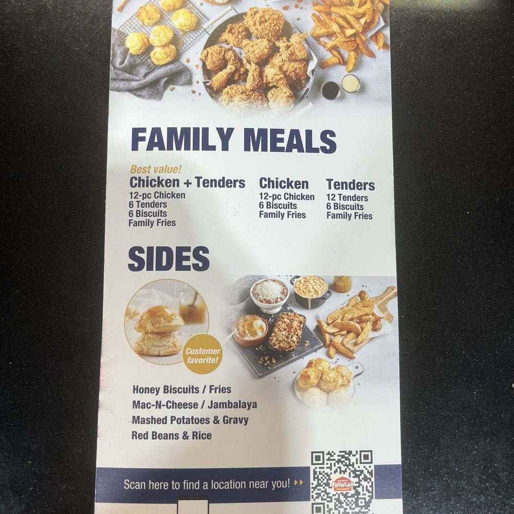 Krispy Krunchy Chicken - Menu - Fast Food Near Me - Houston, Texas Krispy Krunchy Chicken - Menu - Fast Food Near Me - Houston, Texas