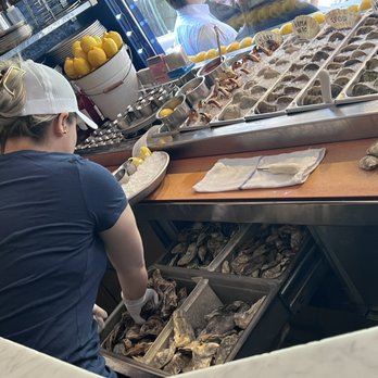 Neptune Oyster - Drawers of oysters - Seafood Near Me - Boston, Massachusetts