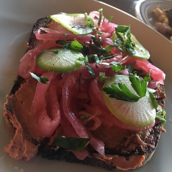 Salt's Cure - Chicken liver pate, pretty but lacking - Breakfast & Brunch Near Me - Los Angeles, California Salt's Cure - Chicken liver pate, pretty but lacking - Breakfast & Brunch Near Me - Los Angeles, California