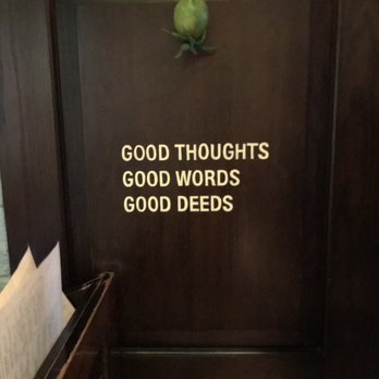Dishoom - Nice words at the entrance - Indian Near Me - London, XGL
