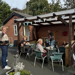 The School House Restaurant - Outside dining