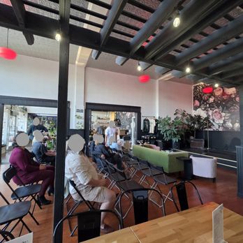 Greenhouse Coffee + Plants - Overview venue with stage and seating from booth seats - Coffee & Tea Near Me - Corvallis, Oregon Greenhouse Coffee + Plants - Overview venue with stage and seating from booth seats - Coffee & Tea Near Me - Corvallis, Oregon
