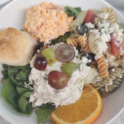 Sweet Tea & Biscuits Cafe - Chicken Salad, Pimento Cheee & Pasta Salad