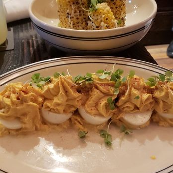 Jacob's Pickles - Devil eggs - Comfort Food Near Me - New York, New York Jacob's Pickles - Devil eggs - Comfort Food Near Me - New York, New York