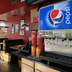 Moe's Original Bar B Que - These are the only two booths.