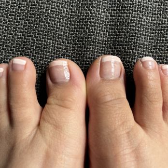 ColorBox Nails & Waxing - The way my big toes were painted... It's a crime scene. - Nail Salons Near Me - Chicago, Illinois