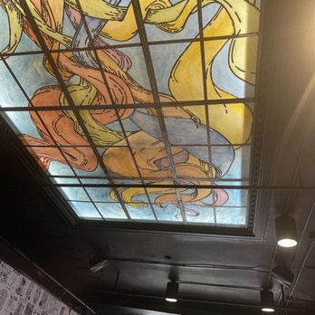 Gyro Wrap - This was the mural on the top floor. - Greek Near Me - Athens, Georgia