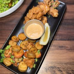 Tent City Taphouse - Calamari with fried jalapeños