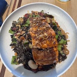 Moroccan Salmon Bowl - fantastic! Moroccan Salmon Bowl - fantastic!