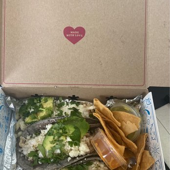 Chilaquil - To go box and tacos - Mexican Near Me - San Antonio, Texas