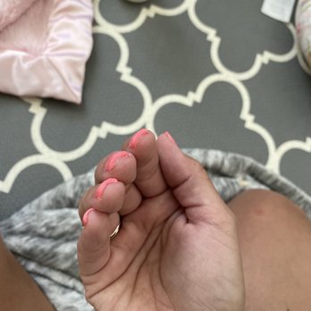 Aqua Nails Spa - Stuck like super glue to my skin and super thick. - Nail Salons Near Me - Clovis, California