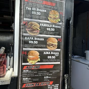 Del-icious Burgers - Menu - Food Trucks Near Me - Mililani, Hawaii Del-icious Burgers - Menu - Food Trucks Near Me - Mililani, Hawaii