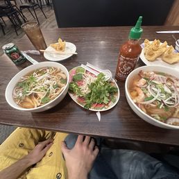 Shrimp and chicken pho :)