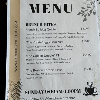 Frenchie’s Coffee Bar - Tasty Brunch Menu - Coffee & Tea Near Me - Stratford, Connecticut