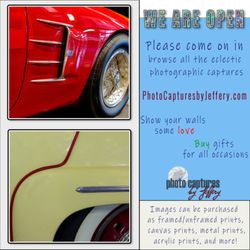 Photo Captures by Jeffery - We are open. Browse all the eclectic photographic captures. Automotive.