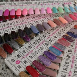 T-Nails - Gel nail sample card