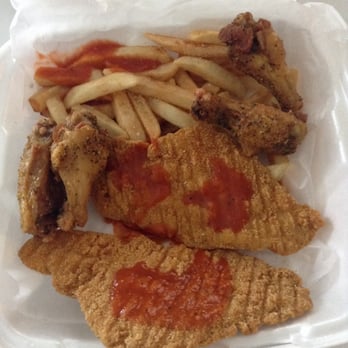 Express Wing and More - Catfish wings and fries for lunch - American Near Me - Alpharetta, Georgia Express Wing and More - Catfish wings and fries for lunch - American Near Me - Alpharetta, Georgia