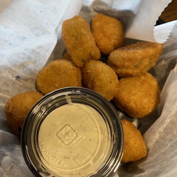 RJ Cinema Distillery & Taproom - Homemade fried pickles - Cinema Near Me - Cincinnati, Ohio RJ Cinema Distillery & Taproom - Homemade fried pickles - Cinema Near Me - Cincinnati, Ohio