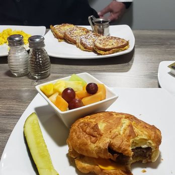 Triple A Cafe - Breakfast Sandwich and Cinnamon French Toast. Delicious! - Breakfast & Brunch Near Me - Carrollton, Texas