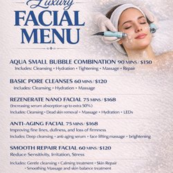 Iconiq Day Spa - Our New Facial Menu!