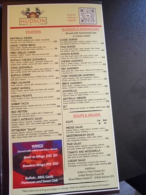 Menu photo 3 Hudson Grill Hudson, FL Menu photo 3 Hudson Grill Hudson, FL