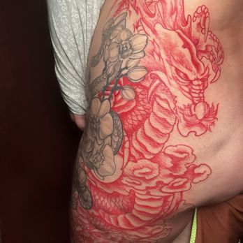 1000 Hands Tattoo Temple - Probably one of my favorite ones. This is also my biggest tattoo done by Tony - Tattoo Near Me - Huntington Beach, California 1000 Hands Tattoo Temple - Probably one of my favorite ones. This is also my biggest tattoo done by Tony - Tattoo Near Me - Huntington Beach, California