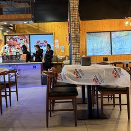 Staff just laughing out loud and talking a lot instead of servicing the customers. Poor service! Staff just laughing out loud and talking a lot instead of servicing the customers. Poor service!