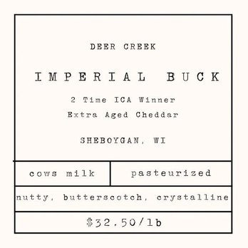 The Mouse Hole Cheese Shop - Imperial Buck cheese description. - Cheese Shops Near Me - Albuquerque, New Mexico