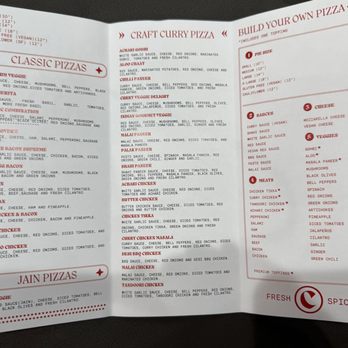 Curry Pizza House San Mateo - Pizza Menu: Classic, Jain, Custom Pizzas - Chicken Wings Near Me - San Mateo, California