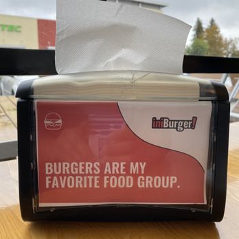 iniBurger - Gourmet Burgers - Napkin holder - Burgers Near Me - Pleasanton, California iniBurger - Gourmet Burgers - Napkin holder - Burgers Near Me - Pleasanton, California