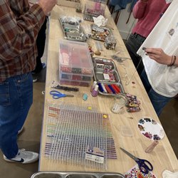 Beaded cigarette lighter class
